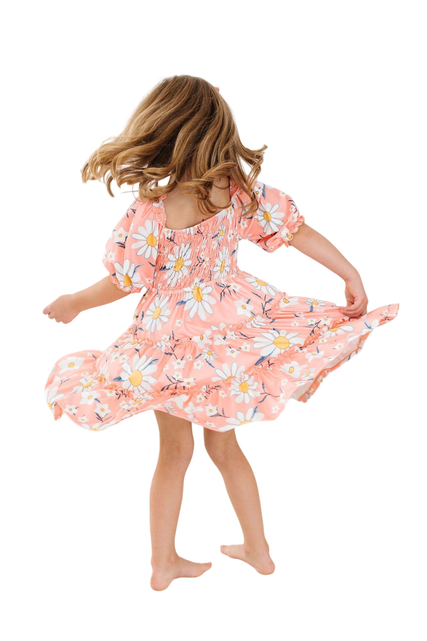 Daisy Darling Smocked Ruffle Dress