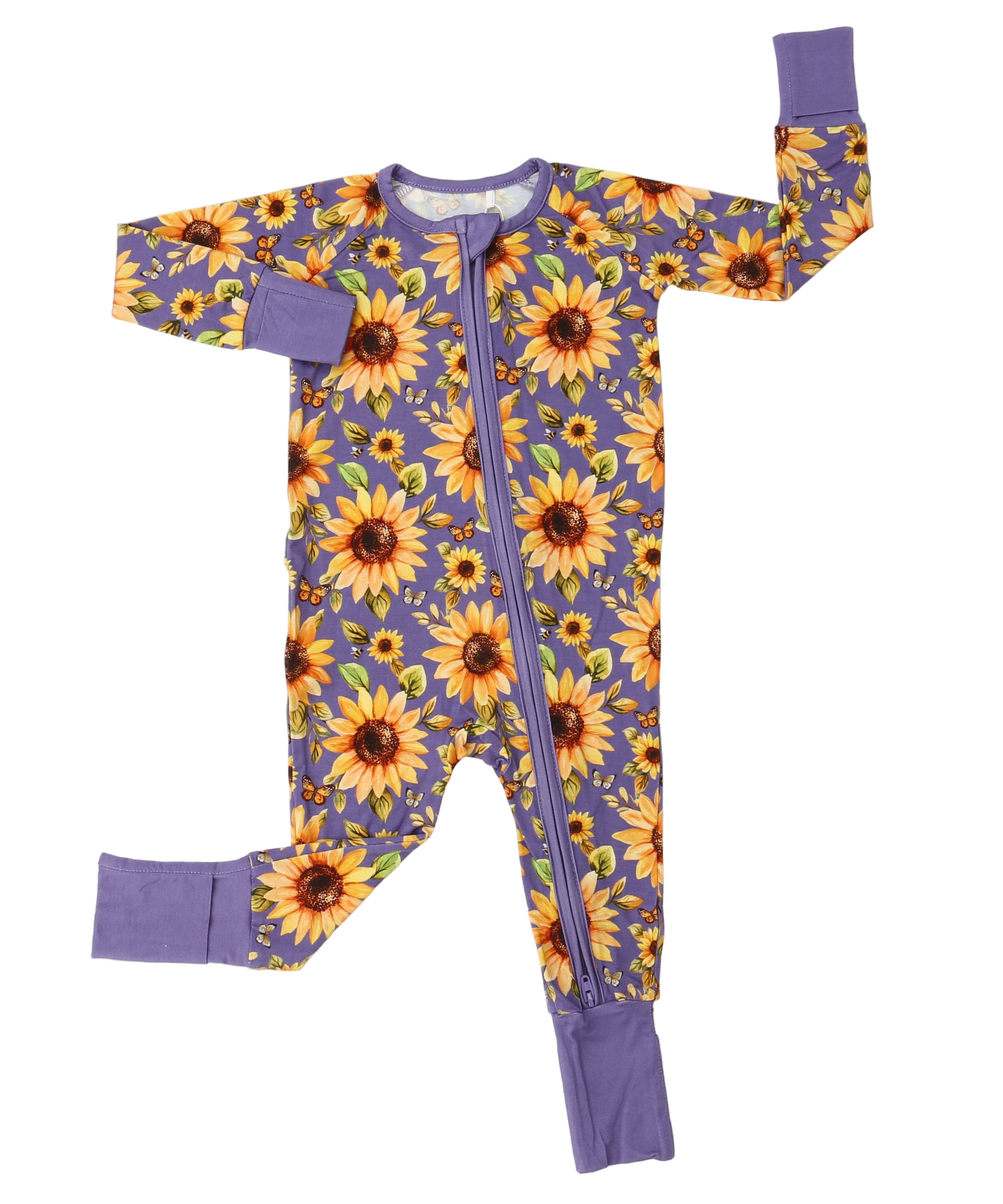 Sunflower Solace Convertible Footie