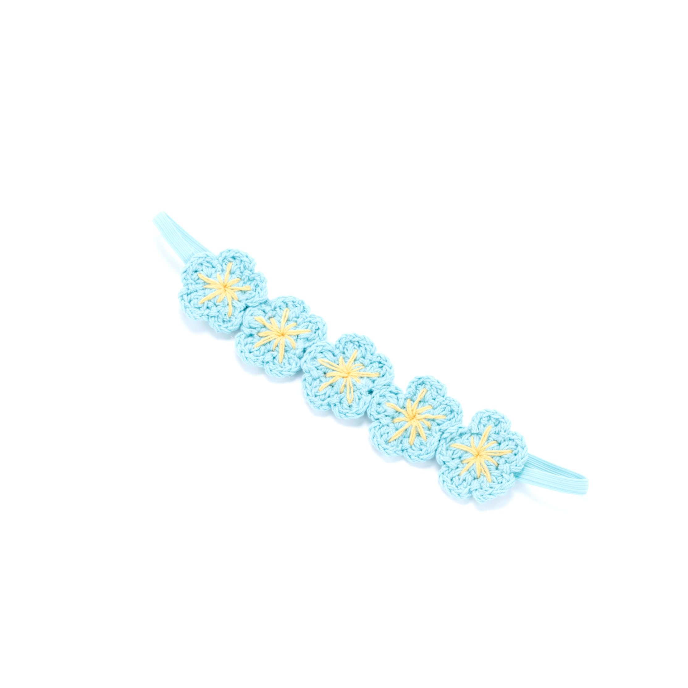 Girls Flower Crown Headband (age 3-8 Years) - Unique Design, Artisan Knit Hairband For Toddlers And Young Girls