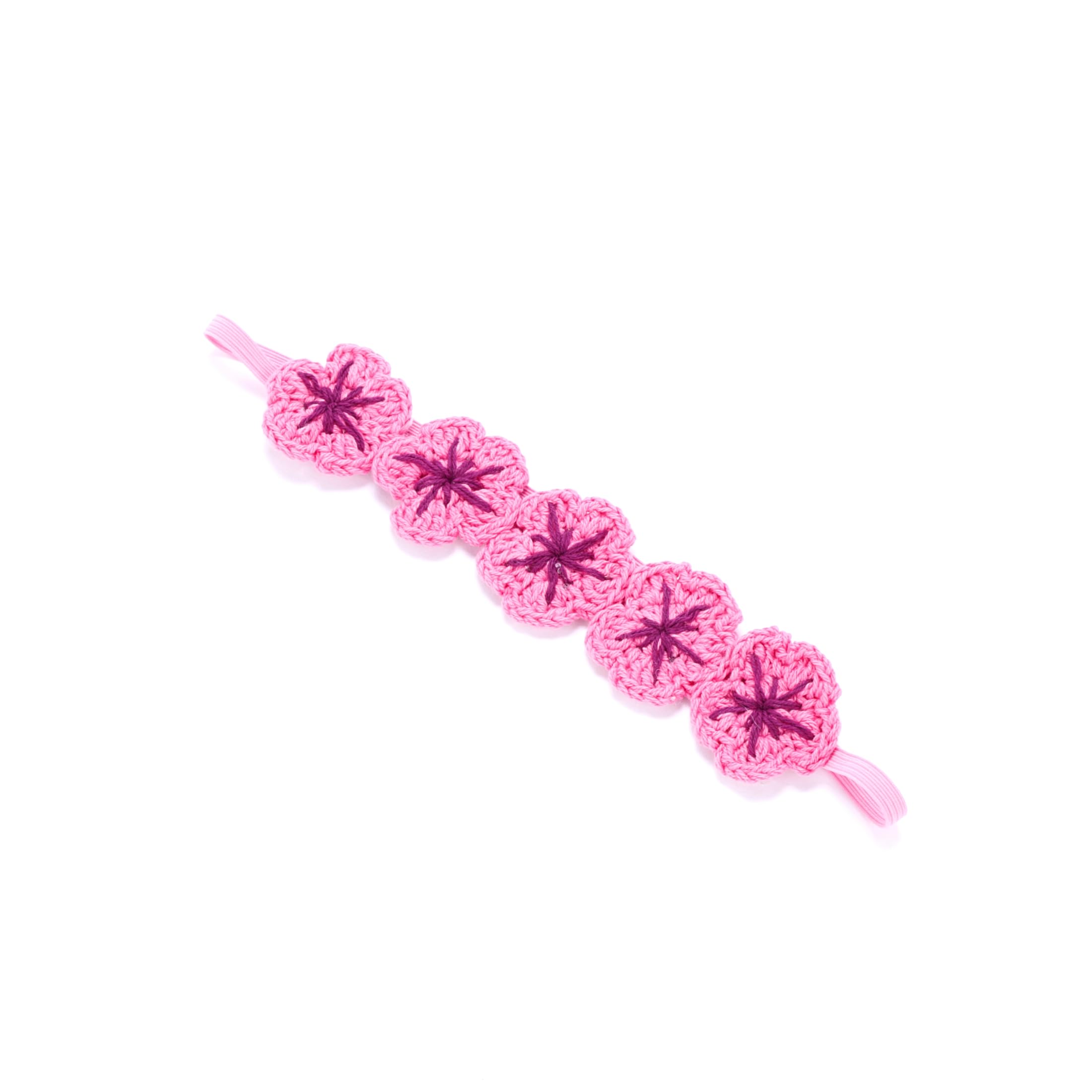 Girls Flower Crown Headband (age 3-8 Years) - Unique Design, Artisan Knit Hairband For Toddlers And Young Girls