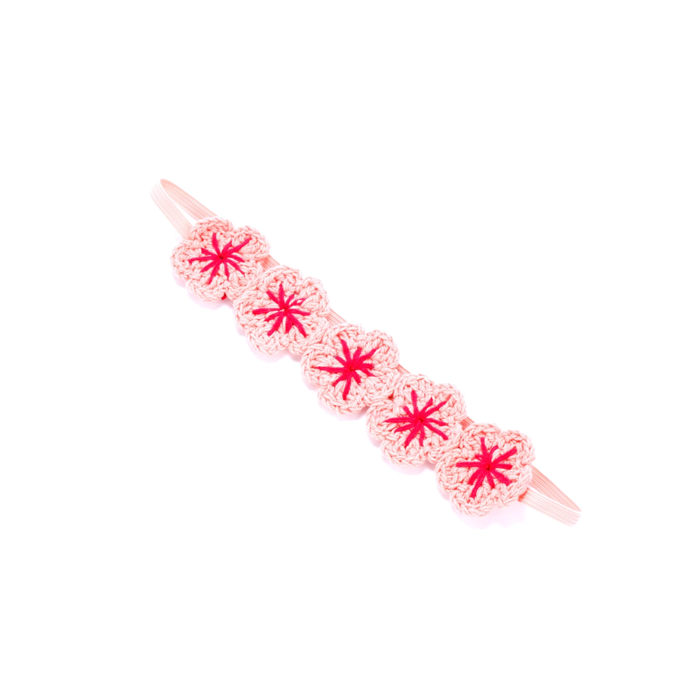 Girls Flower Crown Headband (age 3-8 Years) - Unique Design, Artisan Knit Hairband For Toddlers And Young Girls