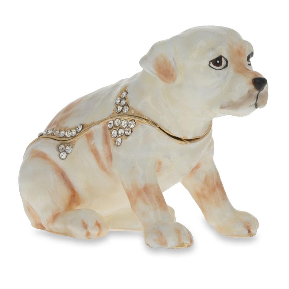 Jeweled Puppy Figurine