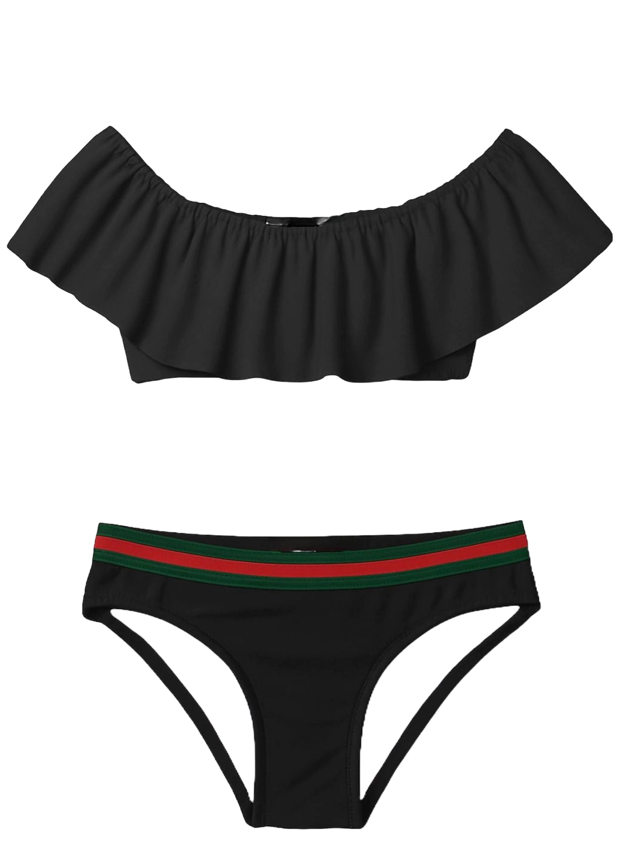 Black Bikini With Belt
