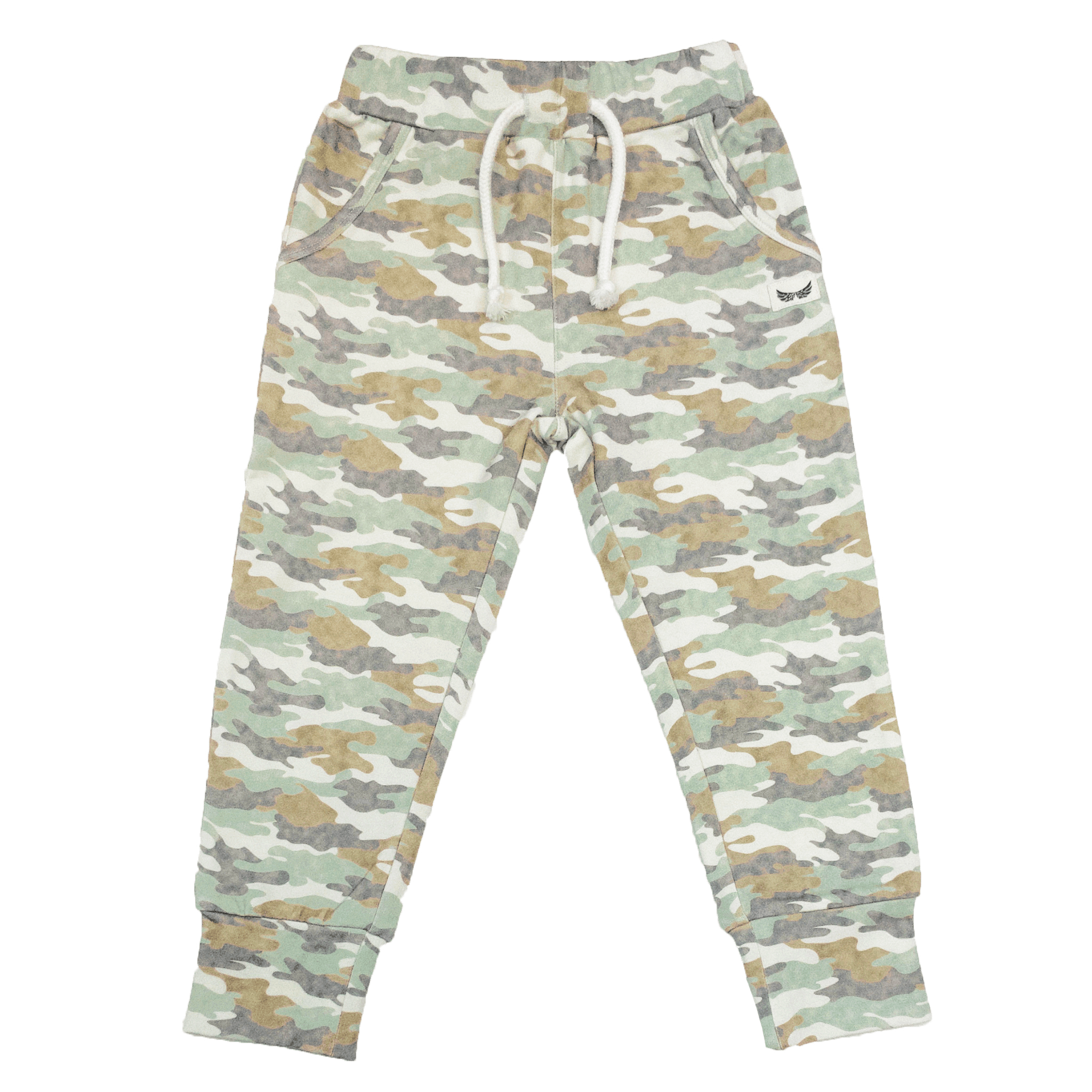 Faded Camo Jogger || Bamboo/cotton/spandex French Terry (18m-8y)