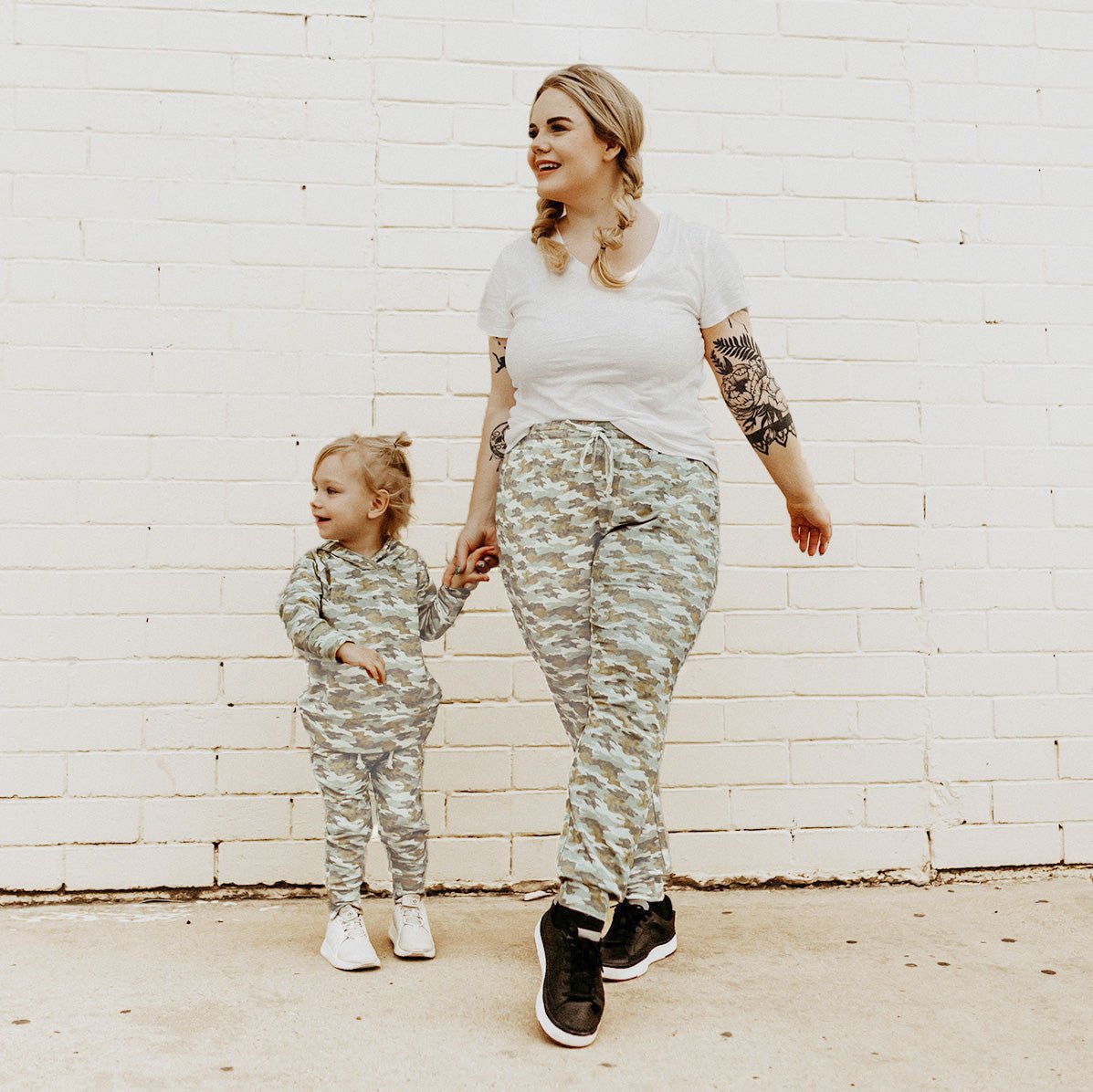 Faded Camo Women's Bamboo/cotton Jogger