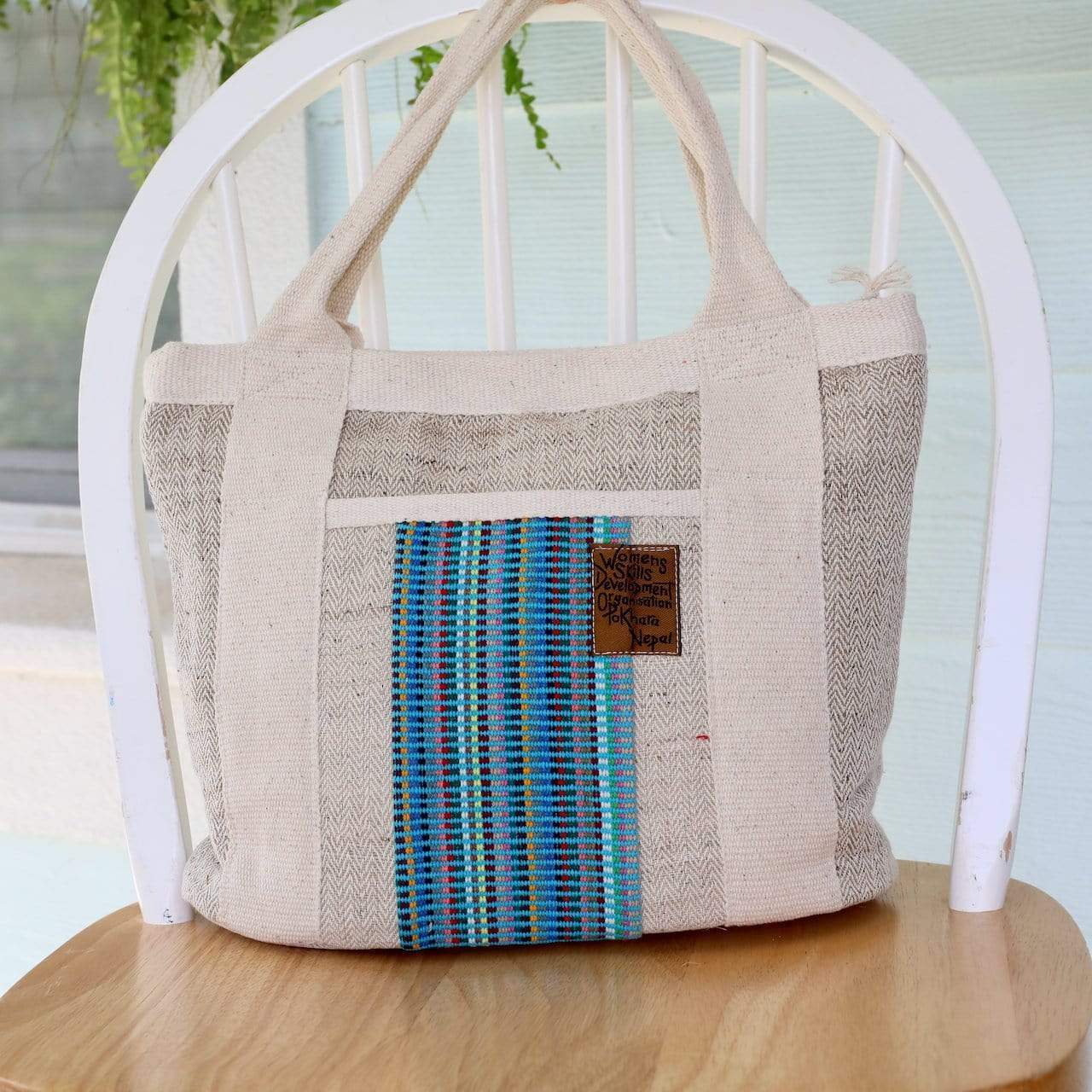 Fair Trade Wsdo Allo Pocket Tote Bag