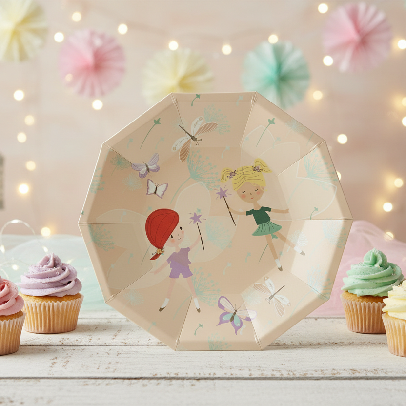 Magical Fairies Small Plates (set Of 8)