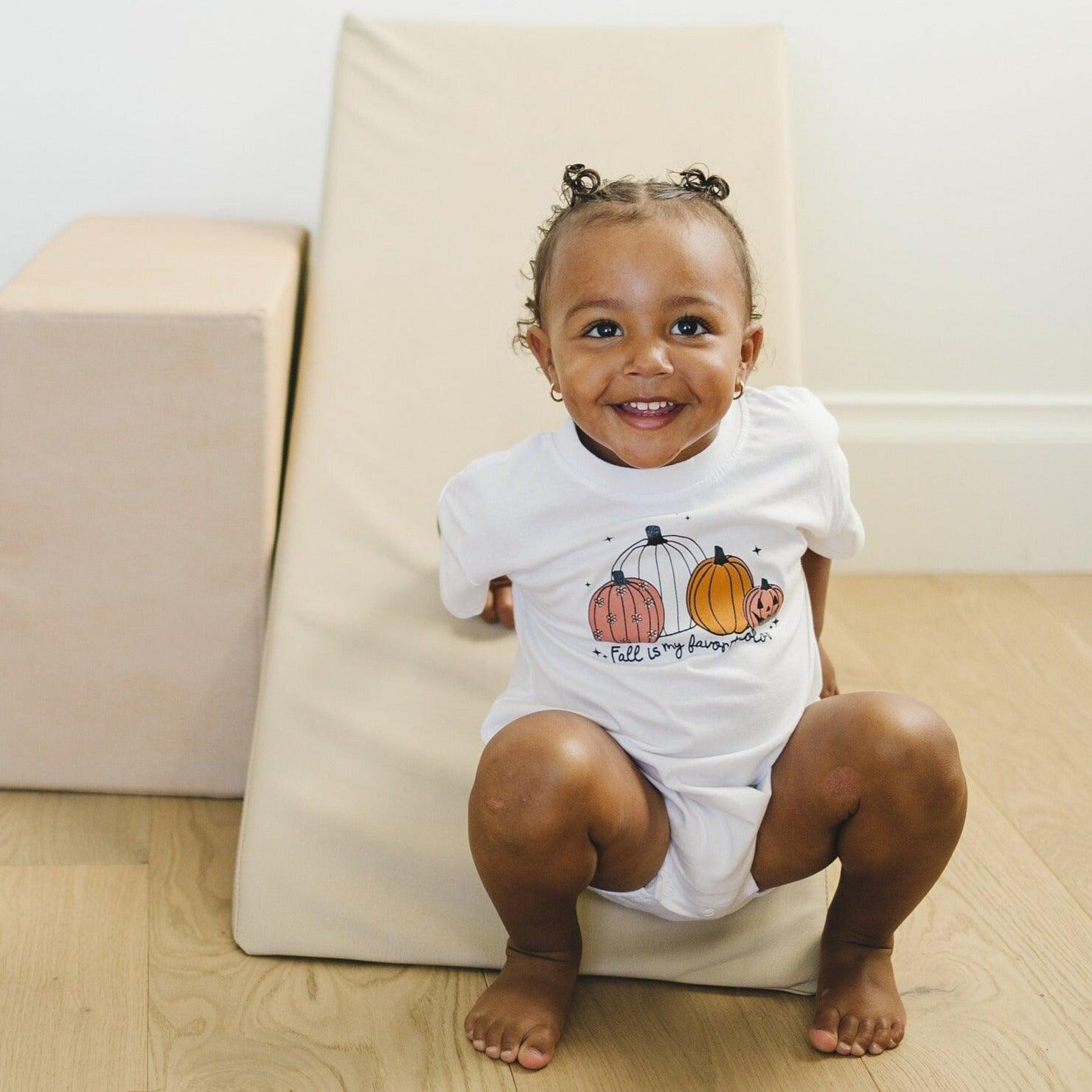 Fall Is My Favorite Color Organic Cotton T-shirt Romper Or Tee