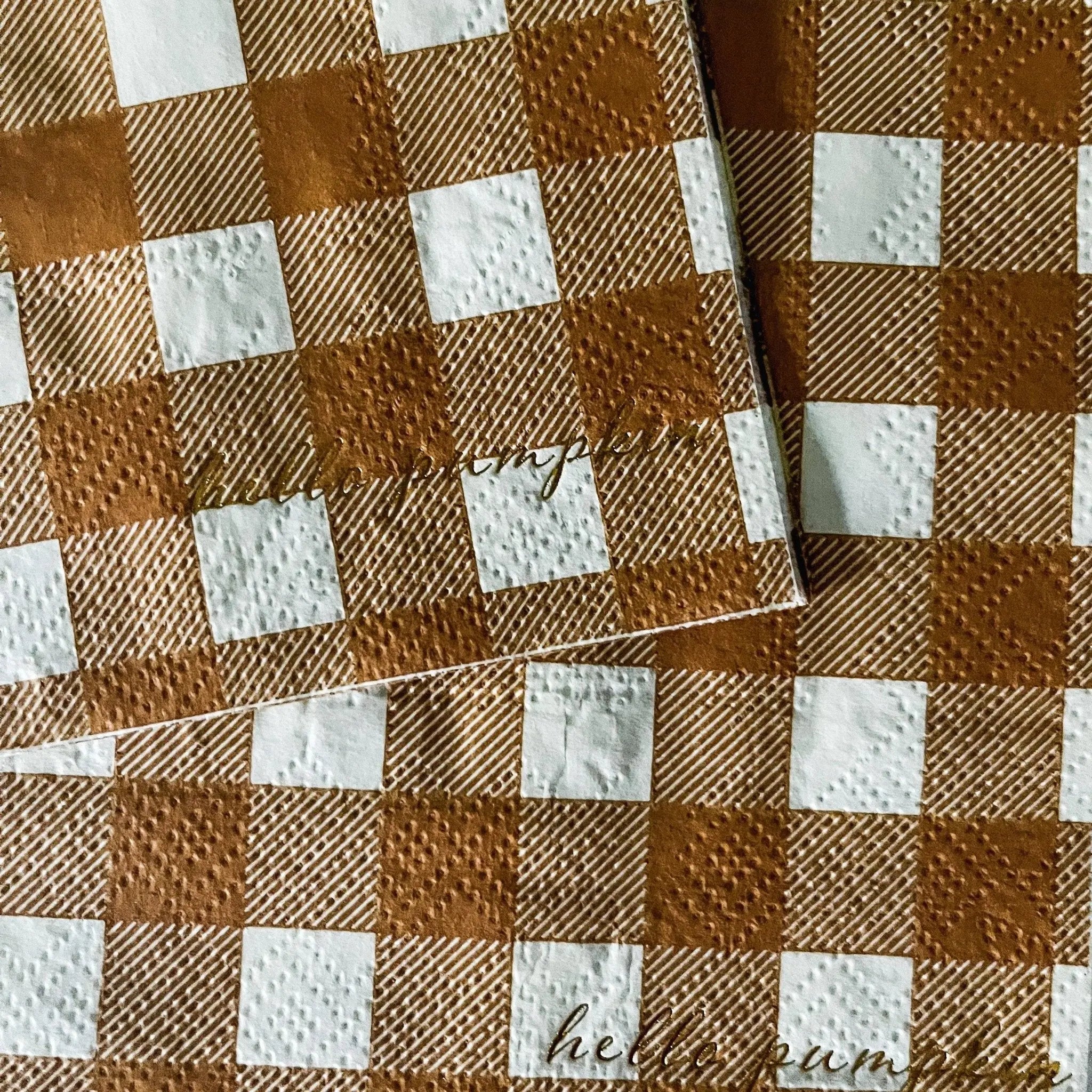 Fall Plaid Napkin
