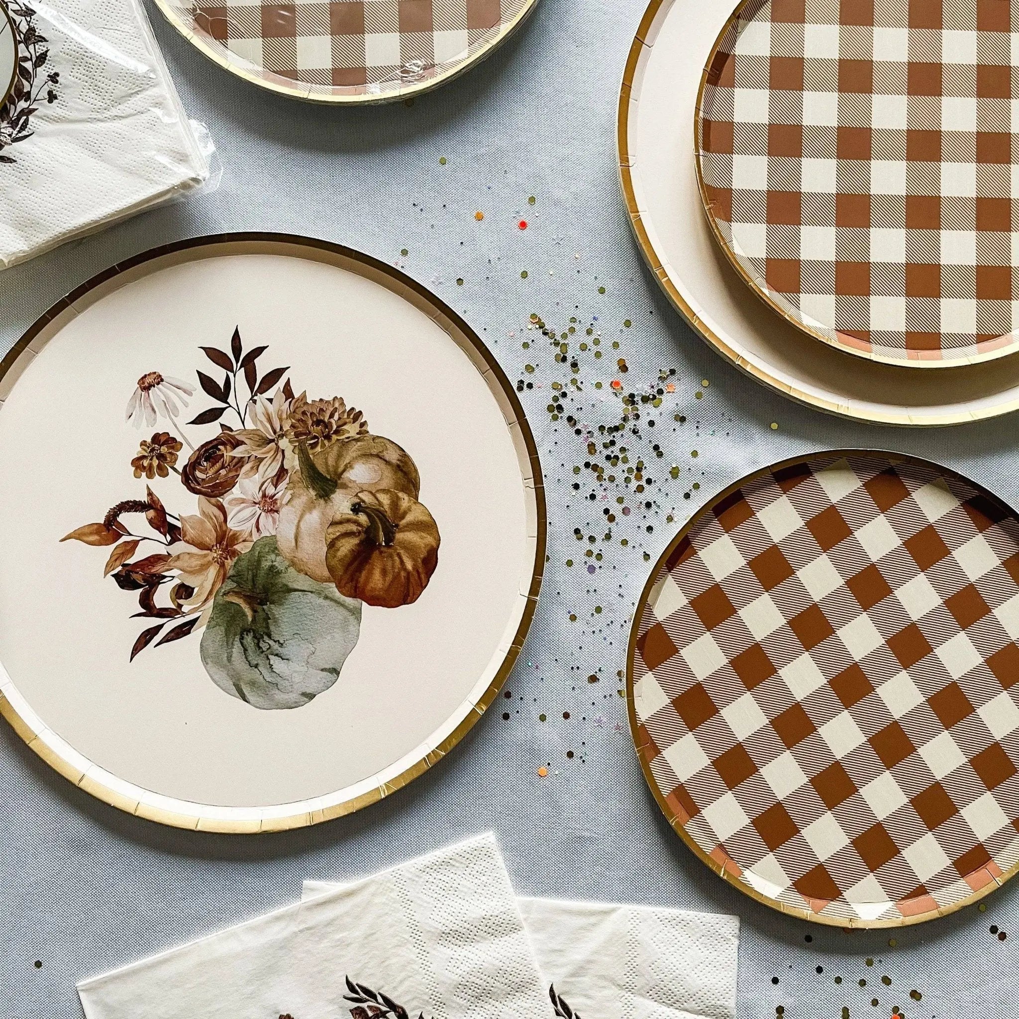 Fall Pumpkin Plate