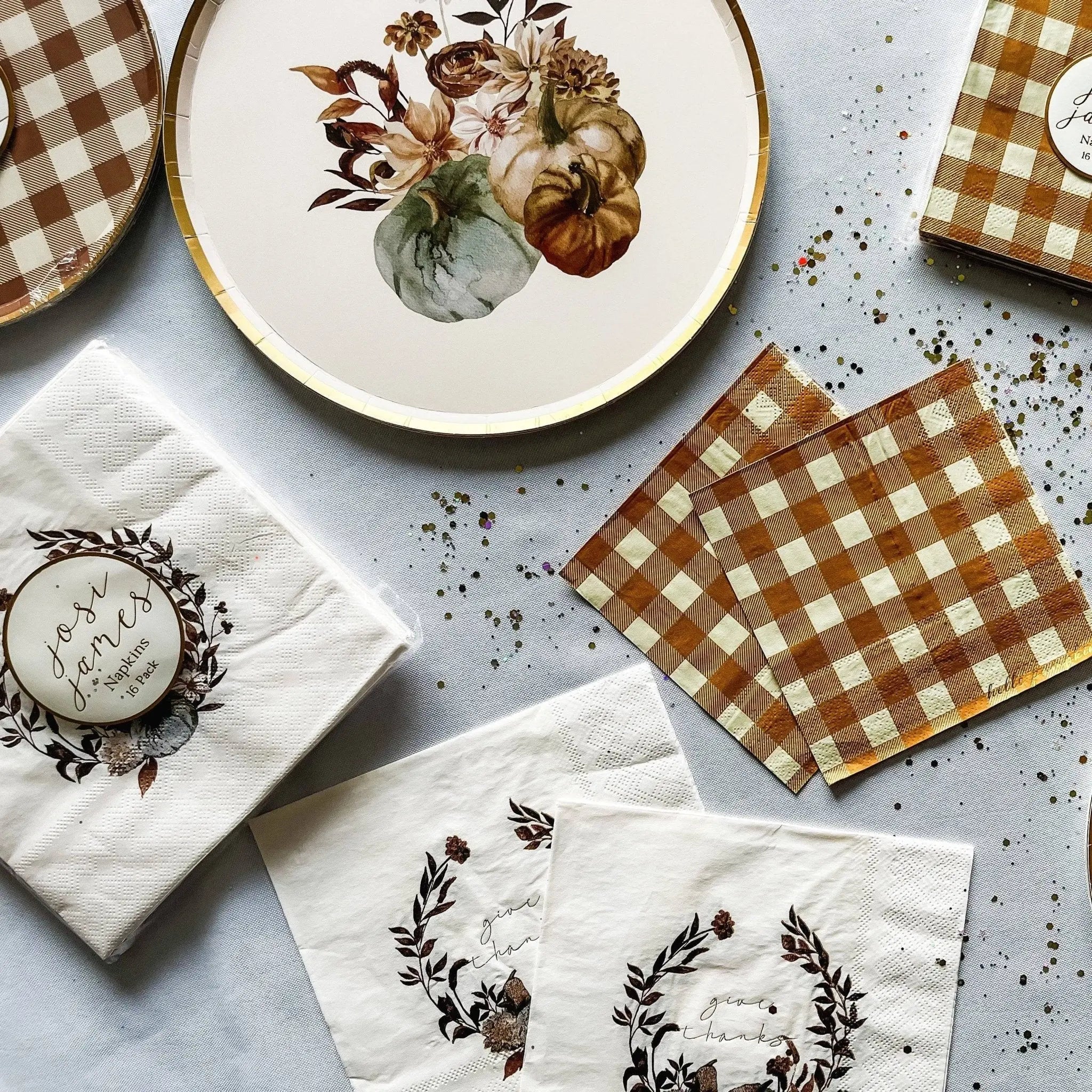 Fall Pumpkin Napkin