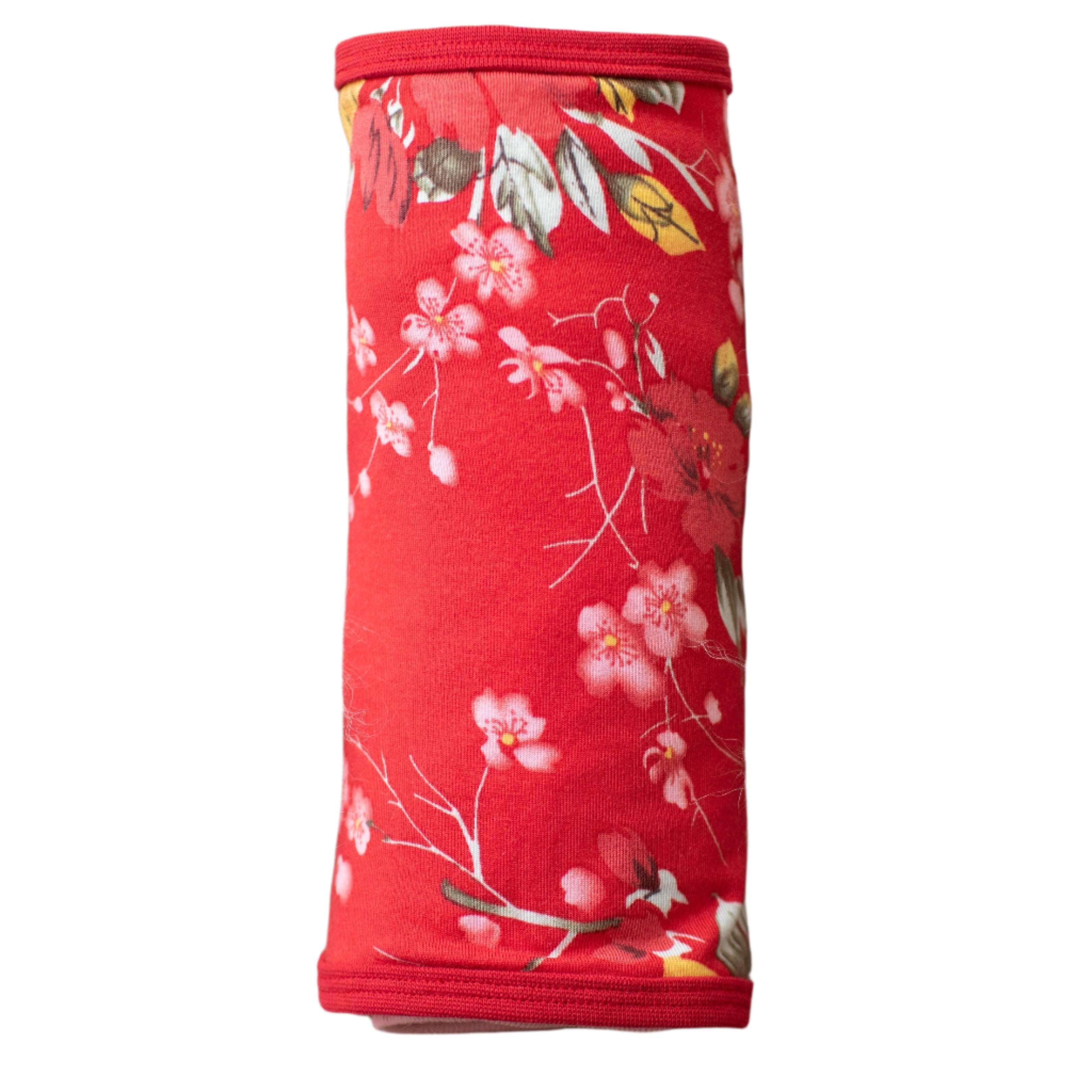 Cherry Blossom Red Swaddle