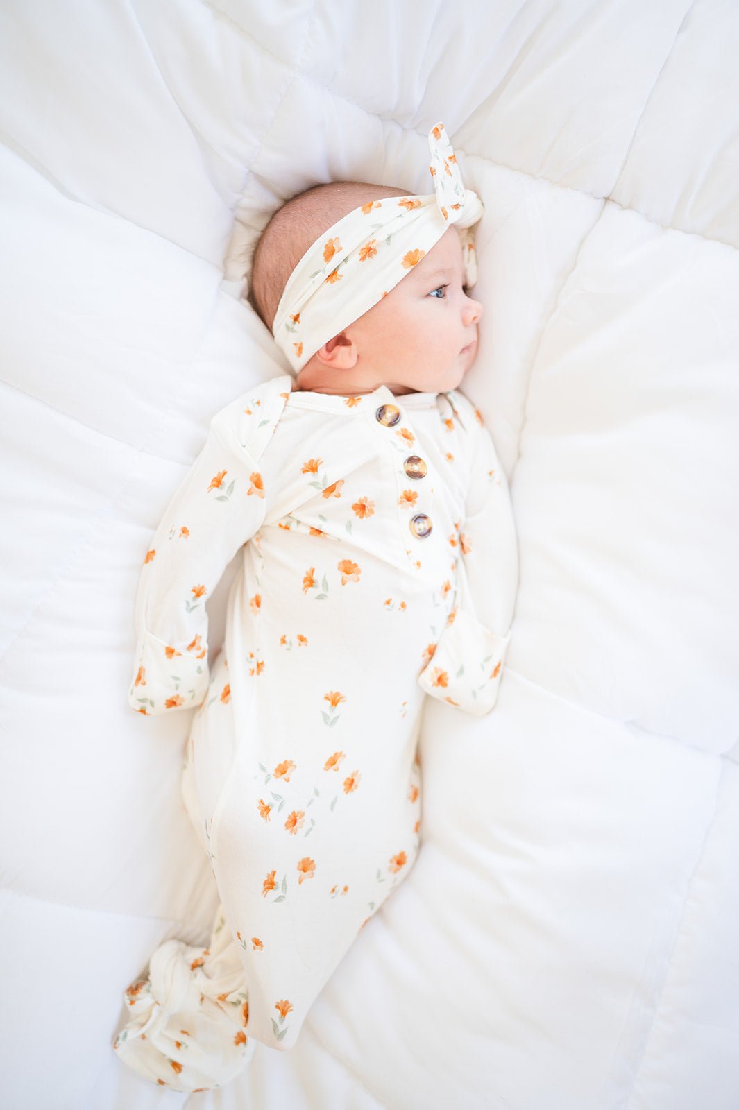 Knotted Headband - Falling Floral