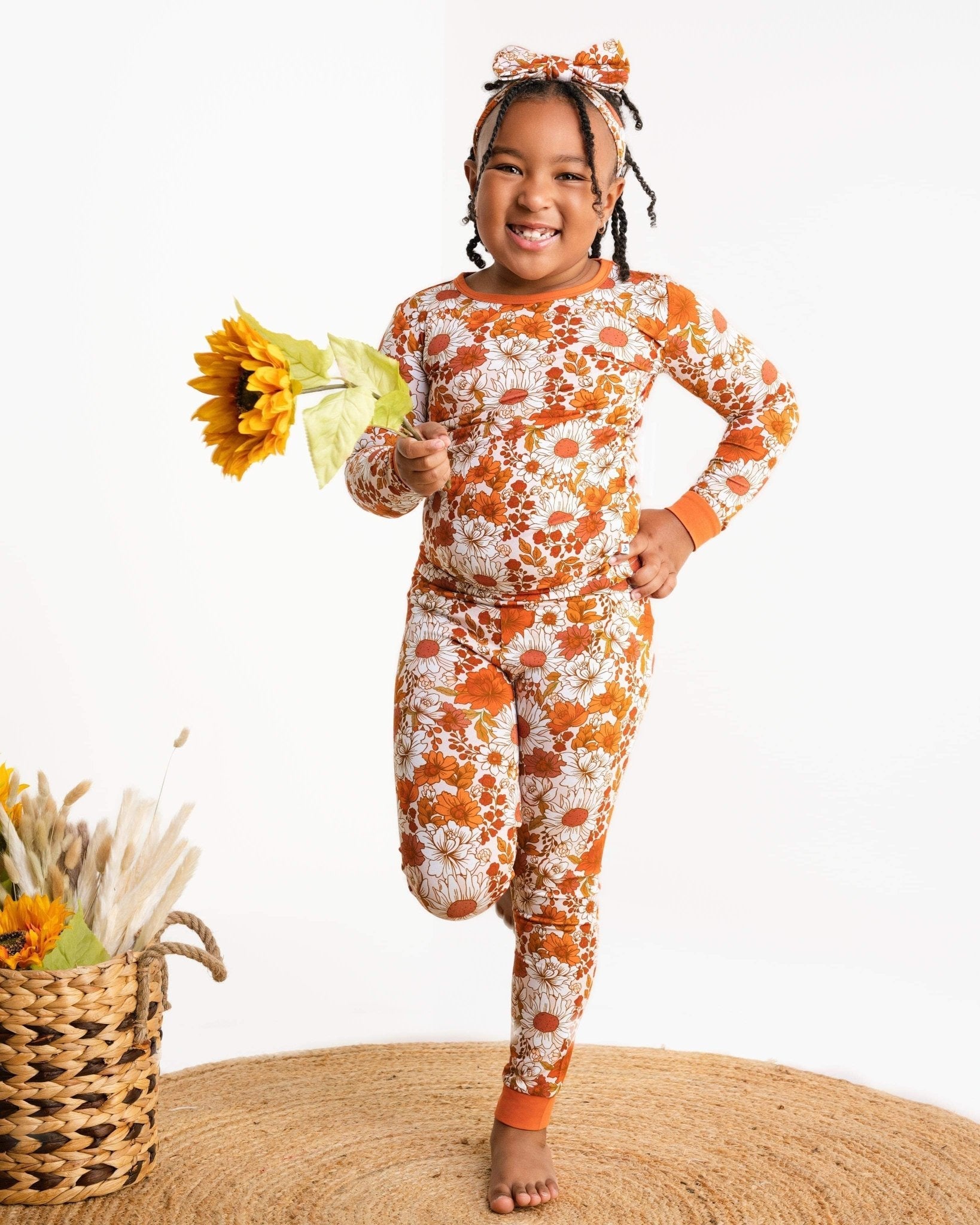 Falling For Florals Long Sleeve Pj's