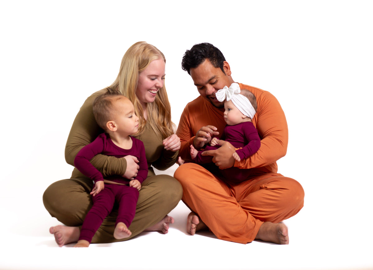 Maroon Bamboo 2-piece Pajamas | Soft & Breathable Sleepwear