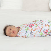 Farm Animals Baby Swaddle Blanket