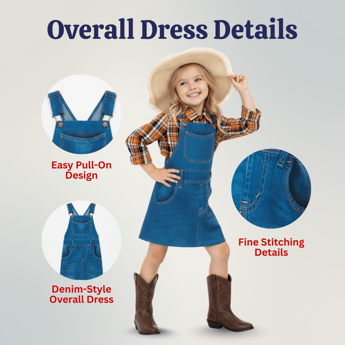 Farmer Costume Girls