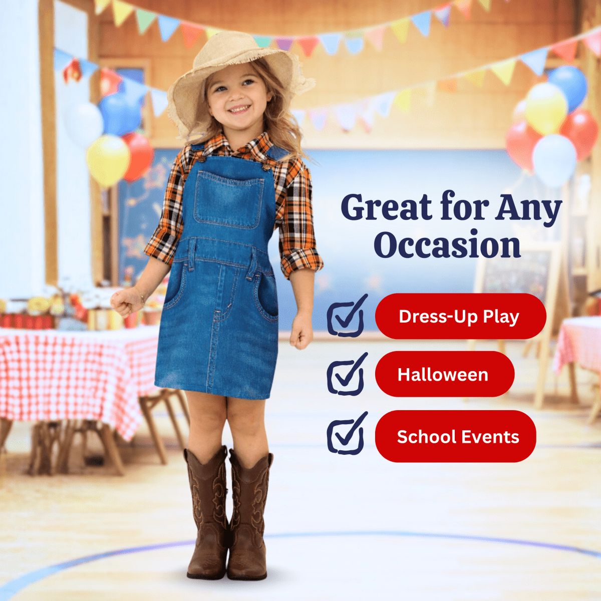 Farmer Costume Girls
