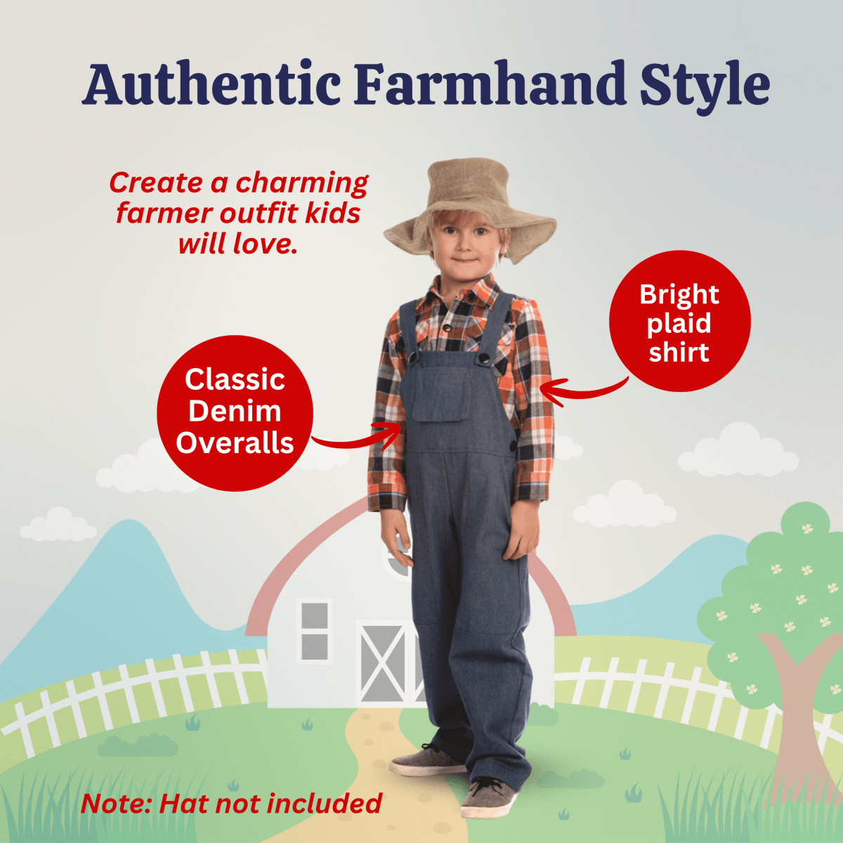 Farmer Costume - Kids