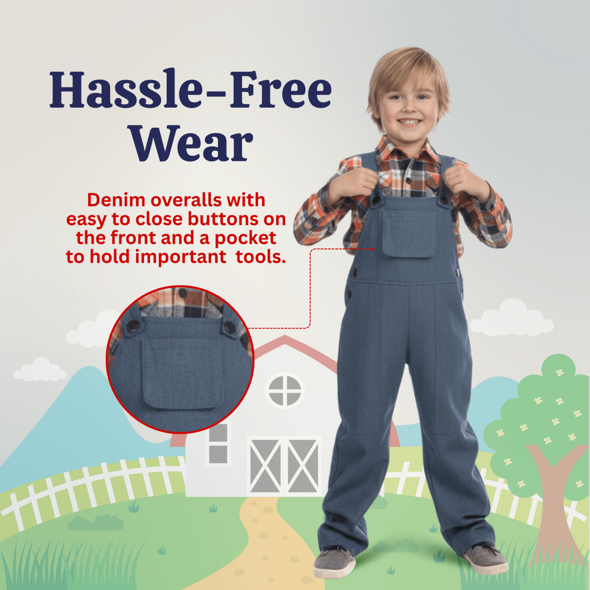 Farmer Costume - Kids