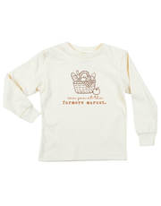 Farmers Market Organic Kids T-shirt Long Sleeve