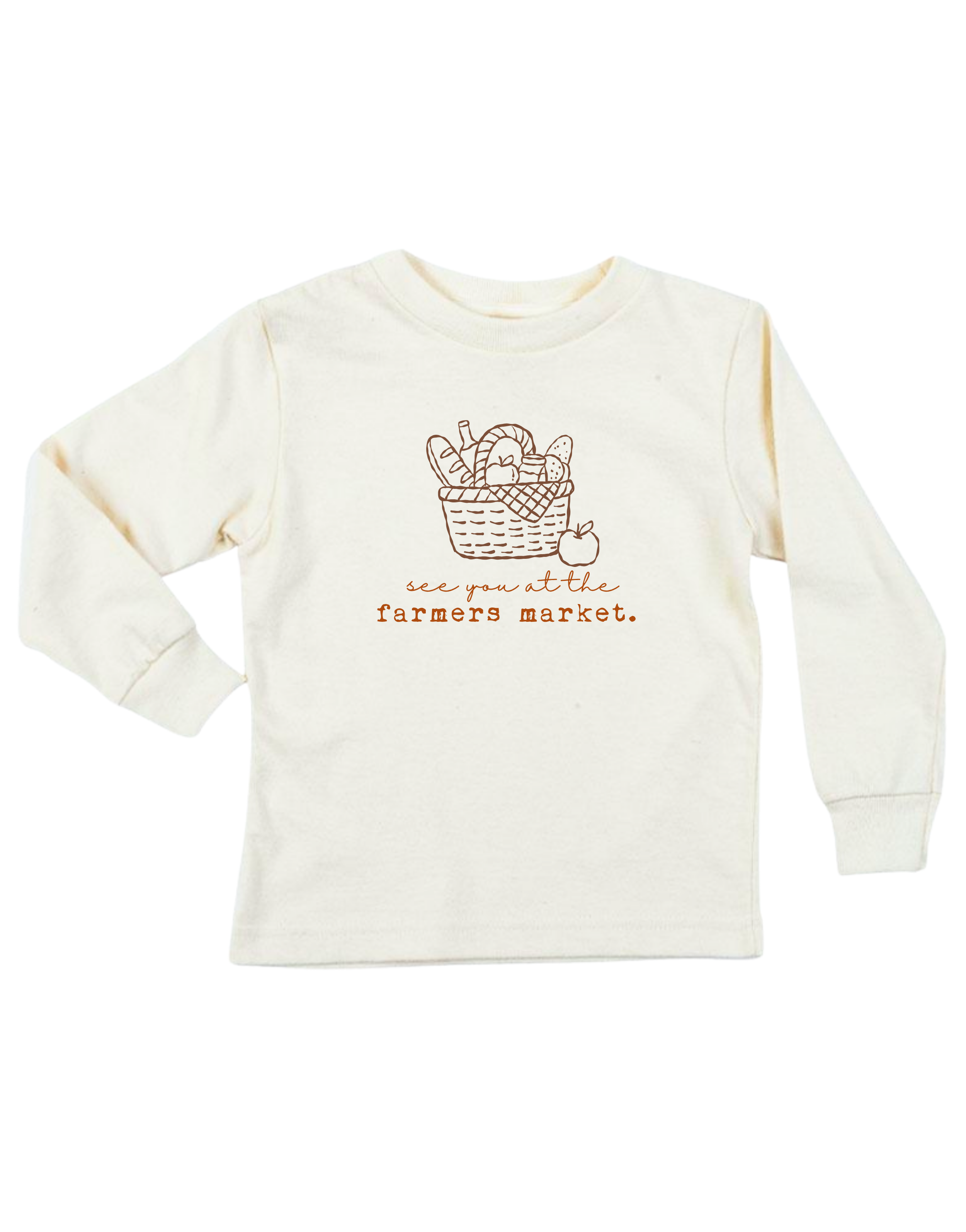 Farmers Market Organic Kids T-shirt Long Sleeve