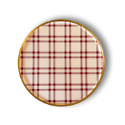 Plaid Large Plate