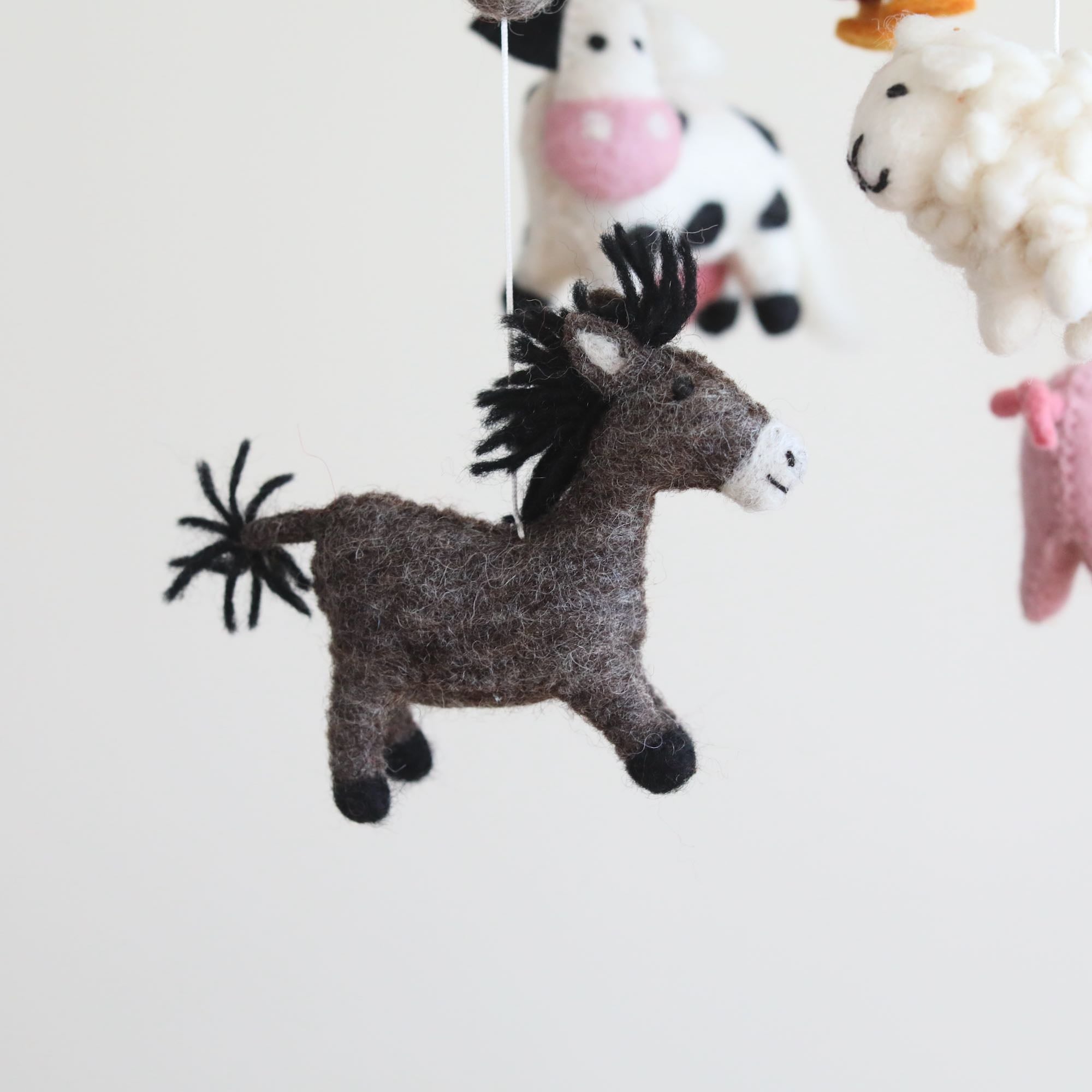 Farmland Animal Baby Mobile