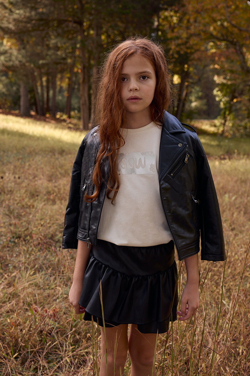 Faux Leather Moto Jacket