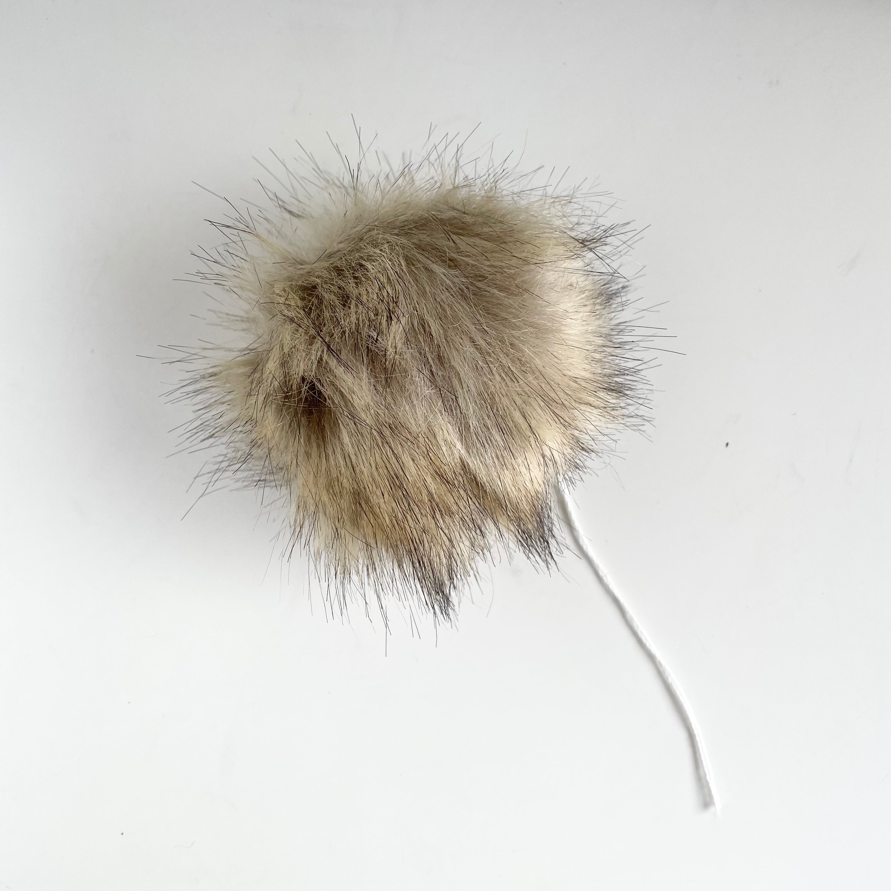 The Blueberry Hill Faux Fur Pom, Natural