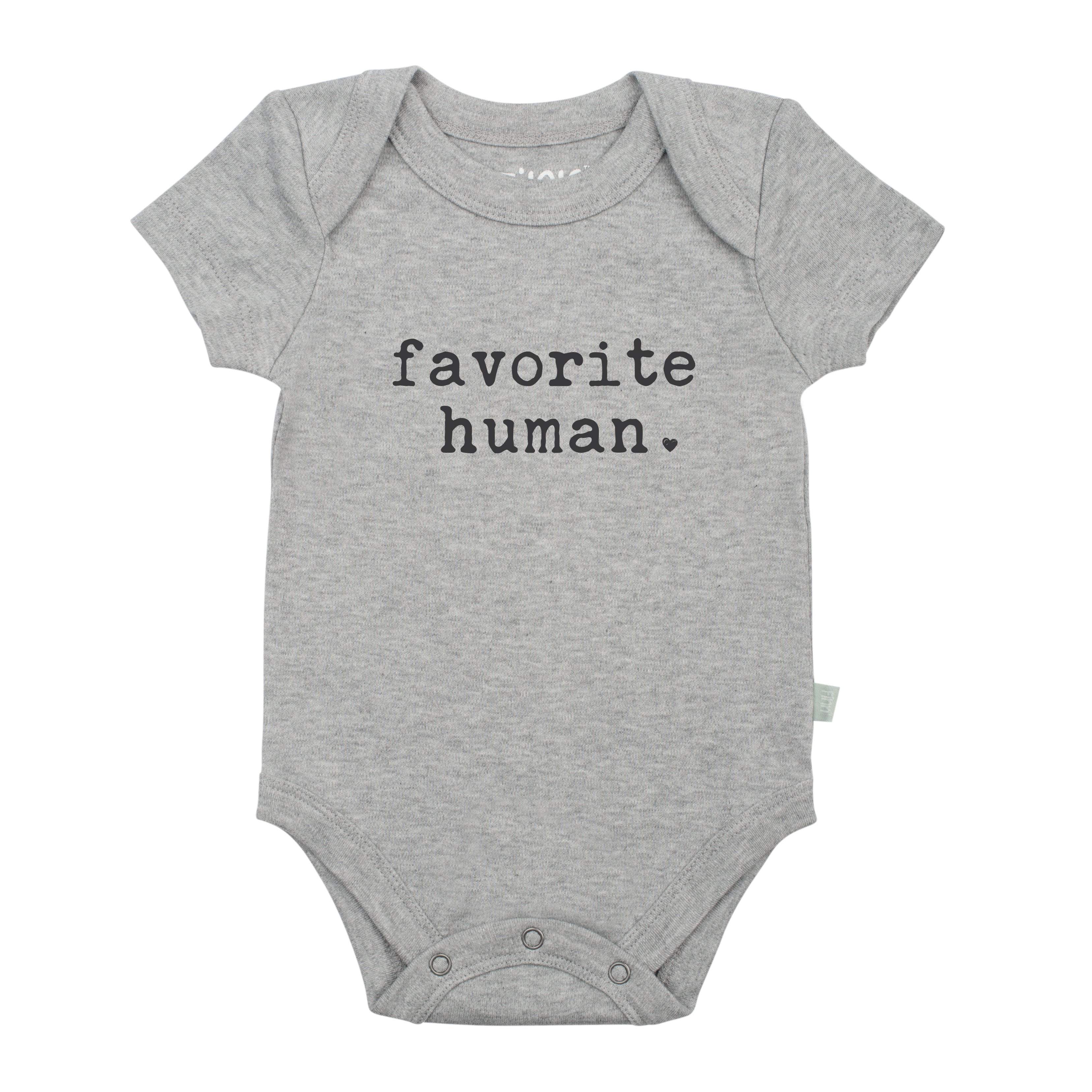 Graphic Bodysuit | Favorite Human (heather)