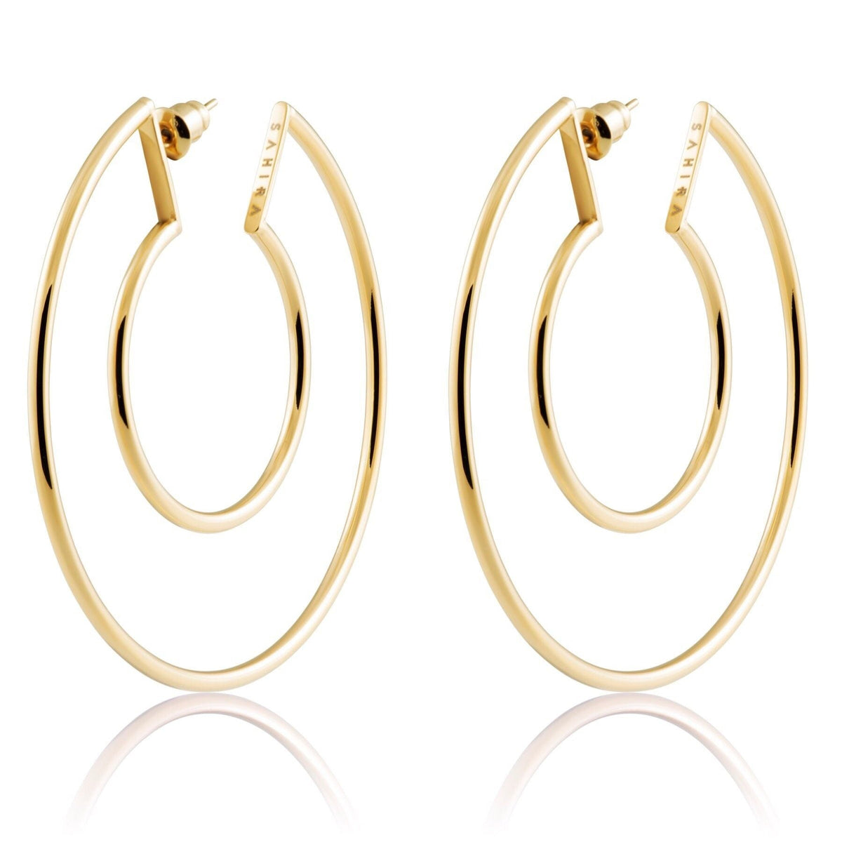 Faye Cutout Hoops