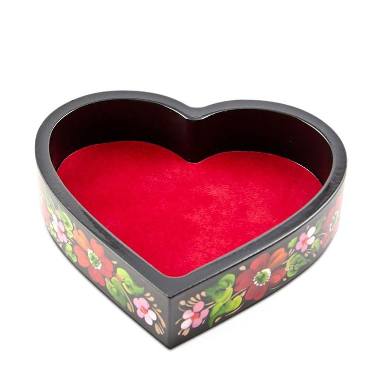 Poppy Flowers Hi-gloss Wooden Jewelry Box