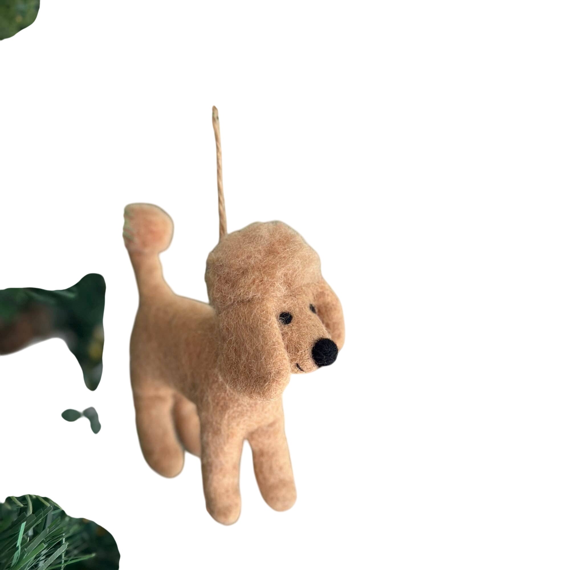 Felt Ornament - Poodle Ornament