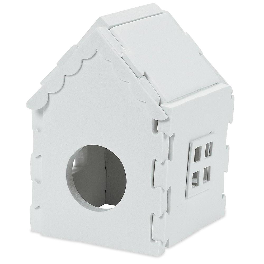 Unfinished Blank Foam Birdhouse Puzzle