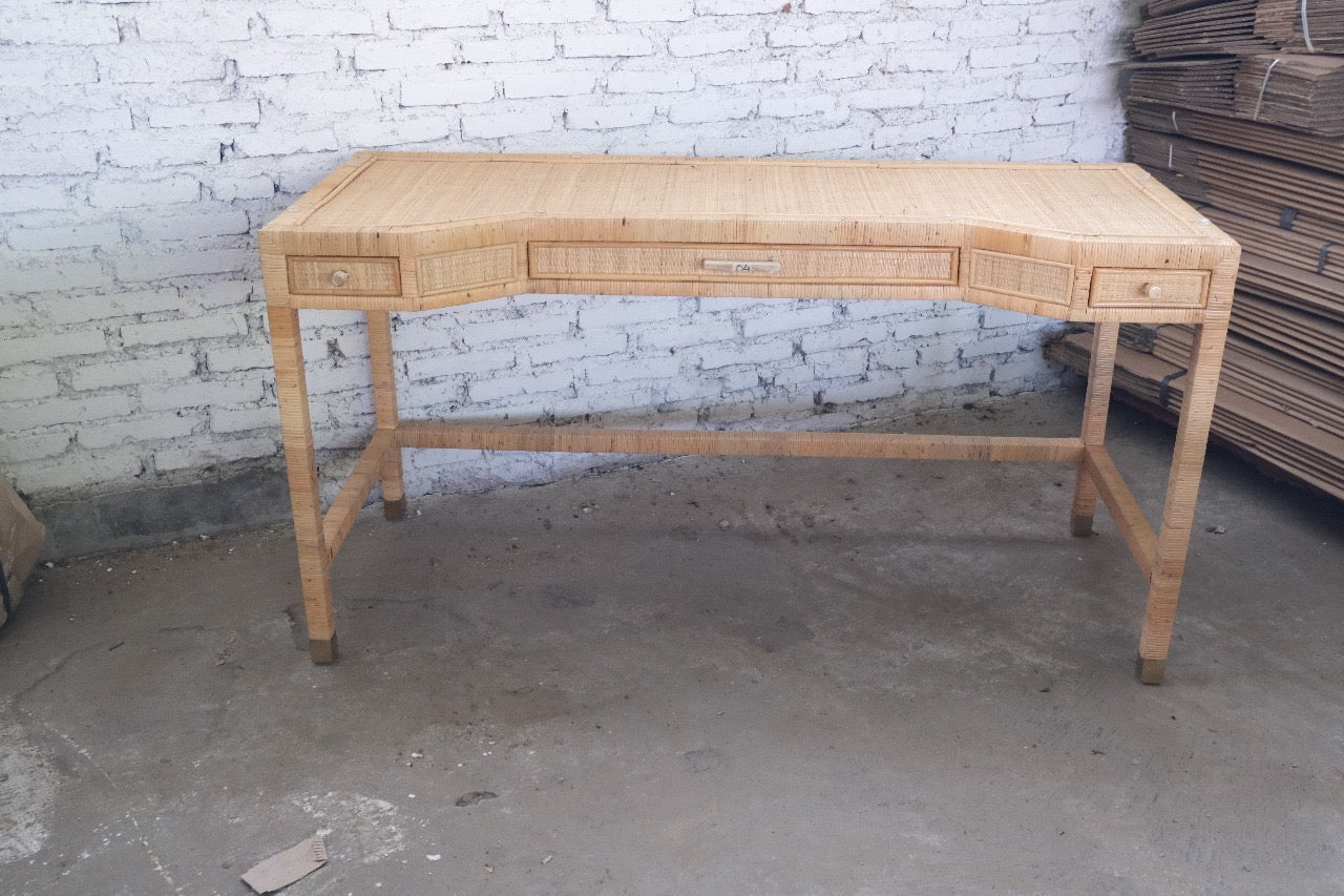 Hayes Rattan Desk /vanity