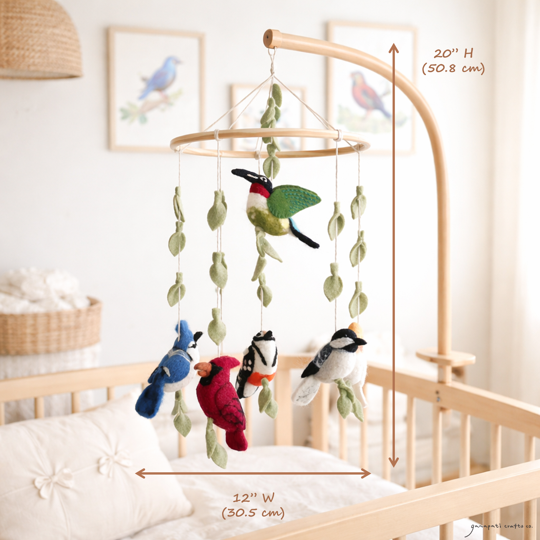 Felt Baby Mobile - Wings Of America