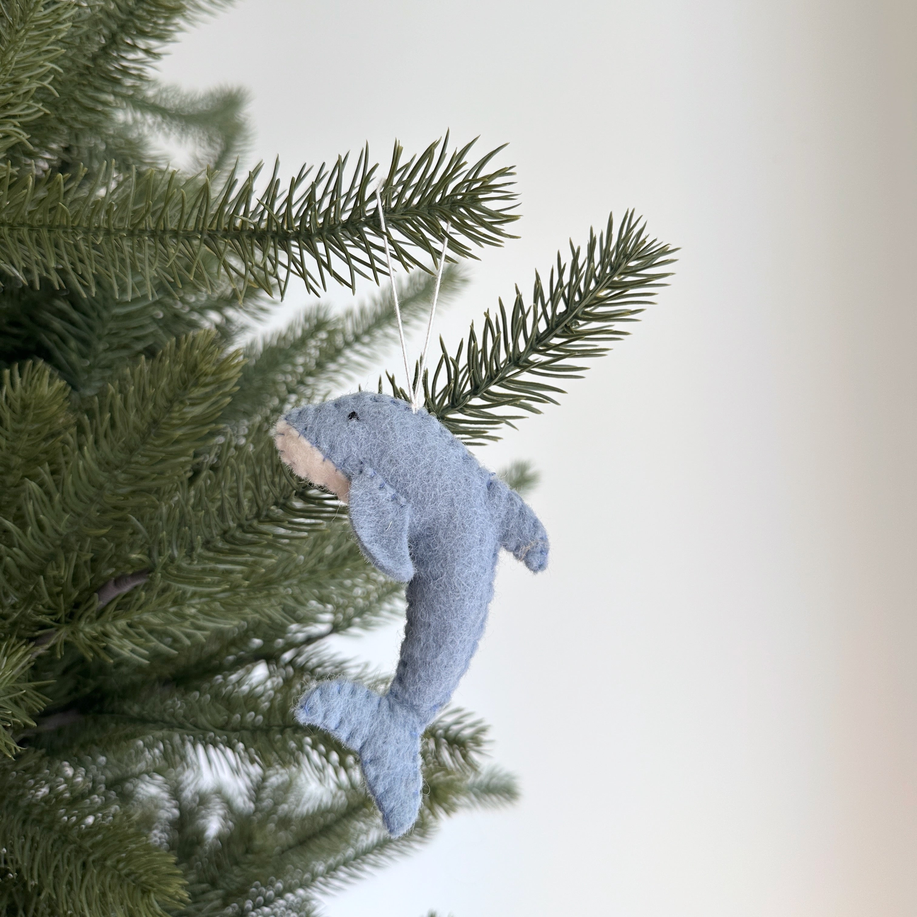 Felt Christmas Ornament Set Of 6 - Ocean Creatures