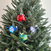 Felt Christmas Ornaments Set Of 4 - Flying Dragons