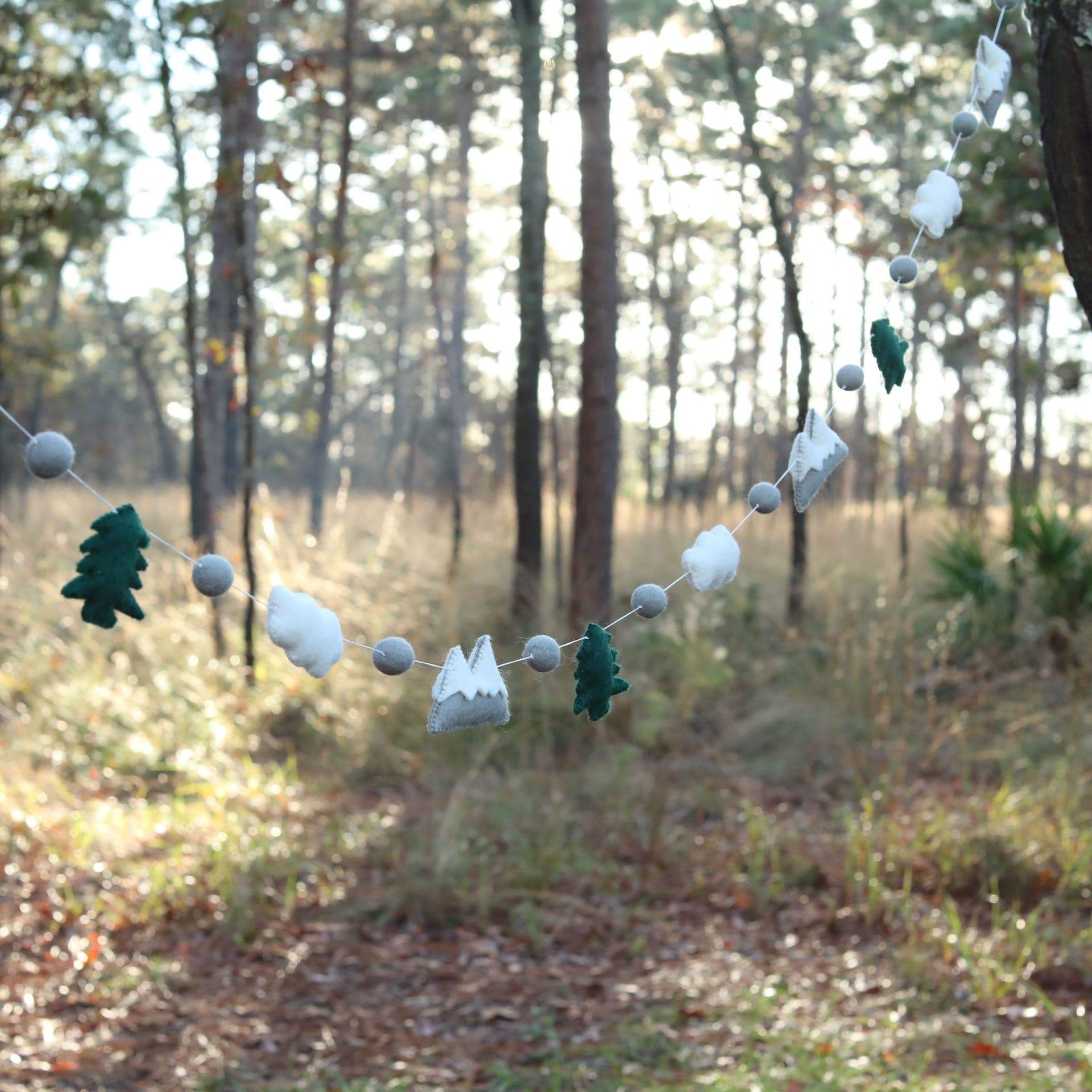 Felt Mountain & Cloud Garland