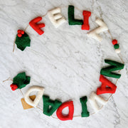 Felt Garland - Feliz Navidad