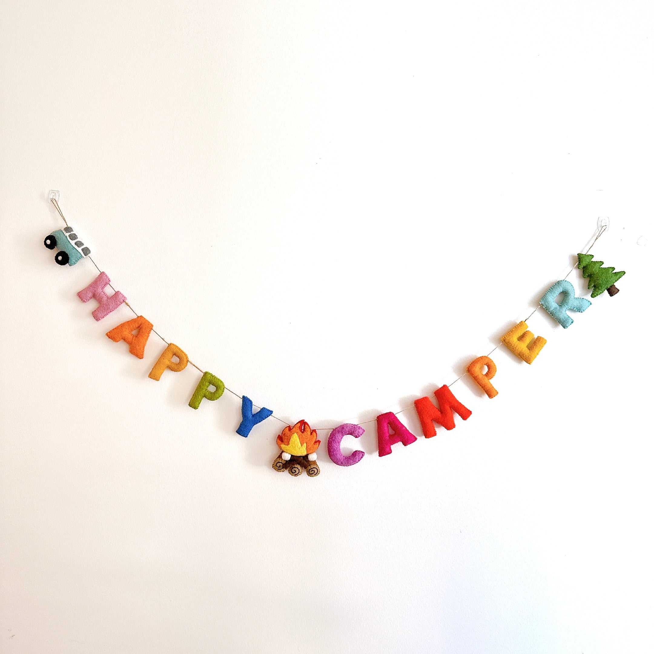 Felt Garland - Happy Camper