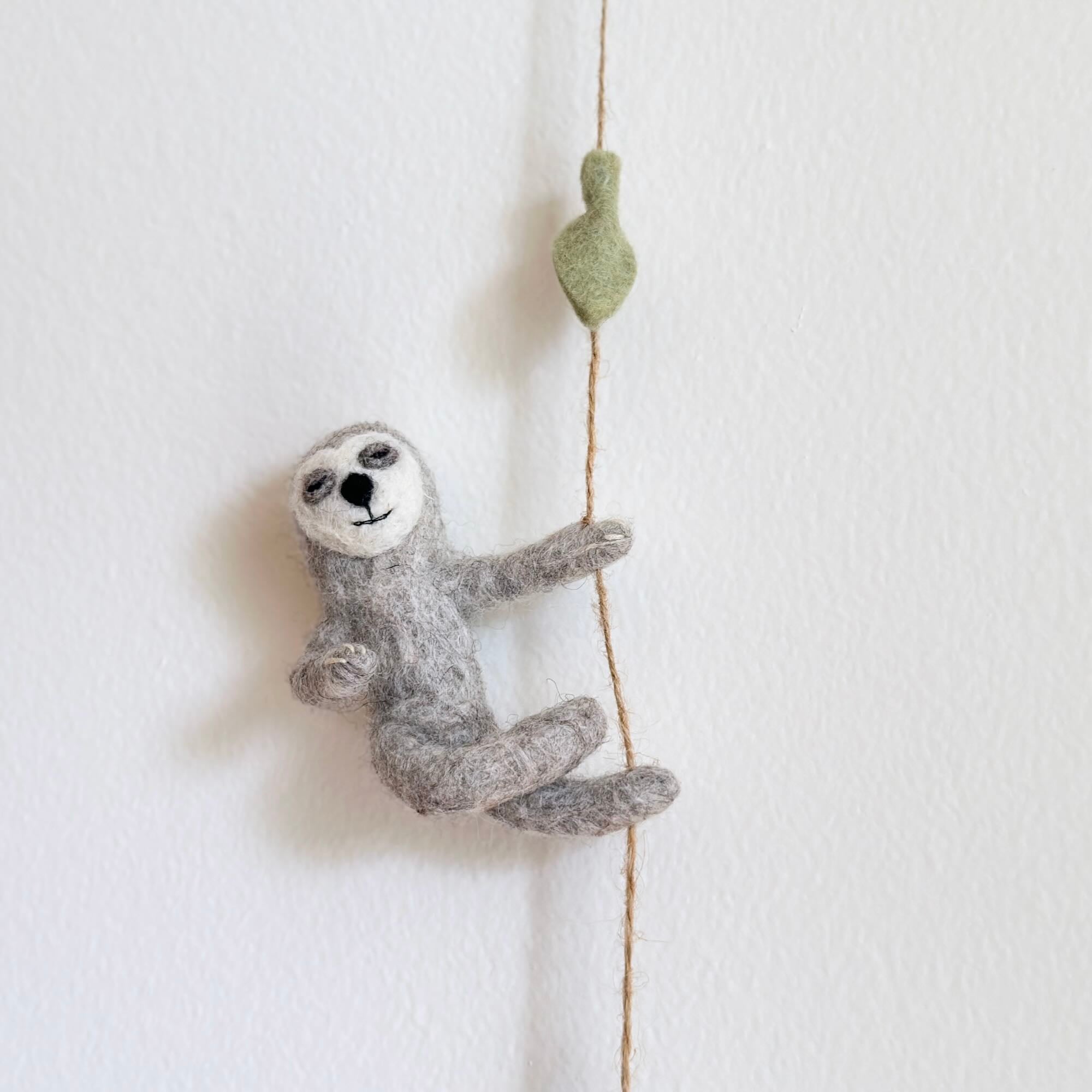 Felt Garland - Slothful Serenity
