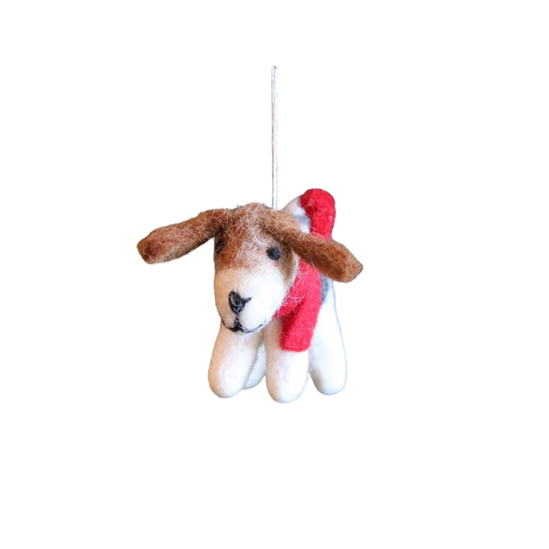 Felt Ornament - Jack Russell Dog