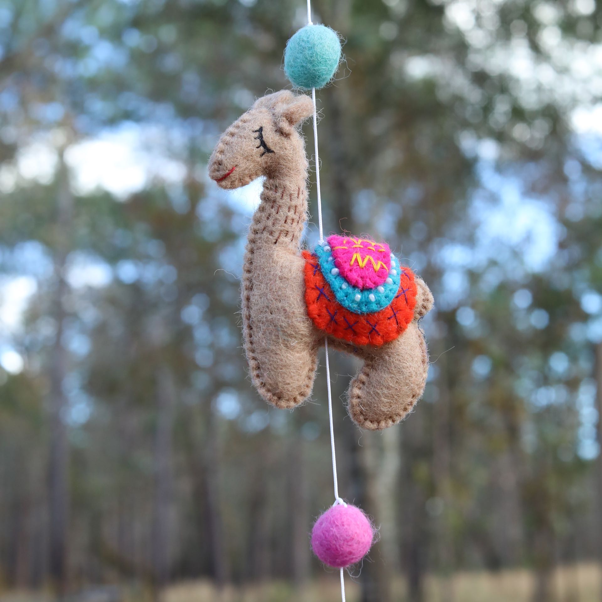 Felt Llama Garland 2