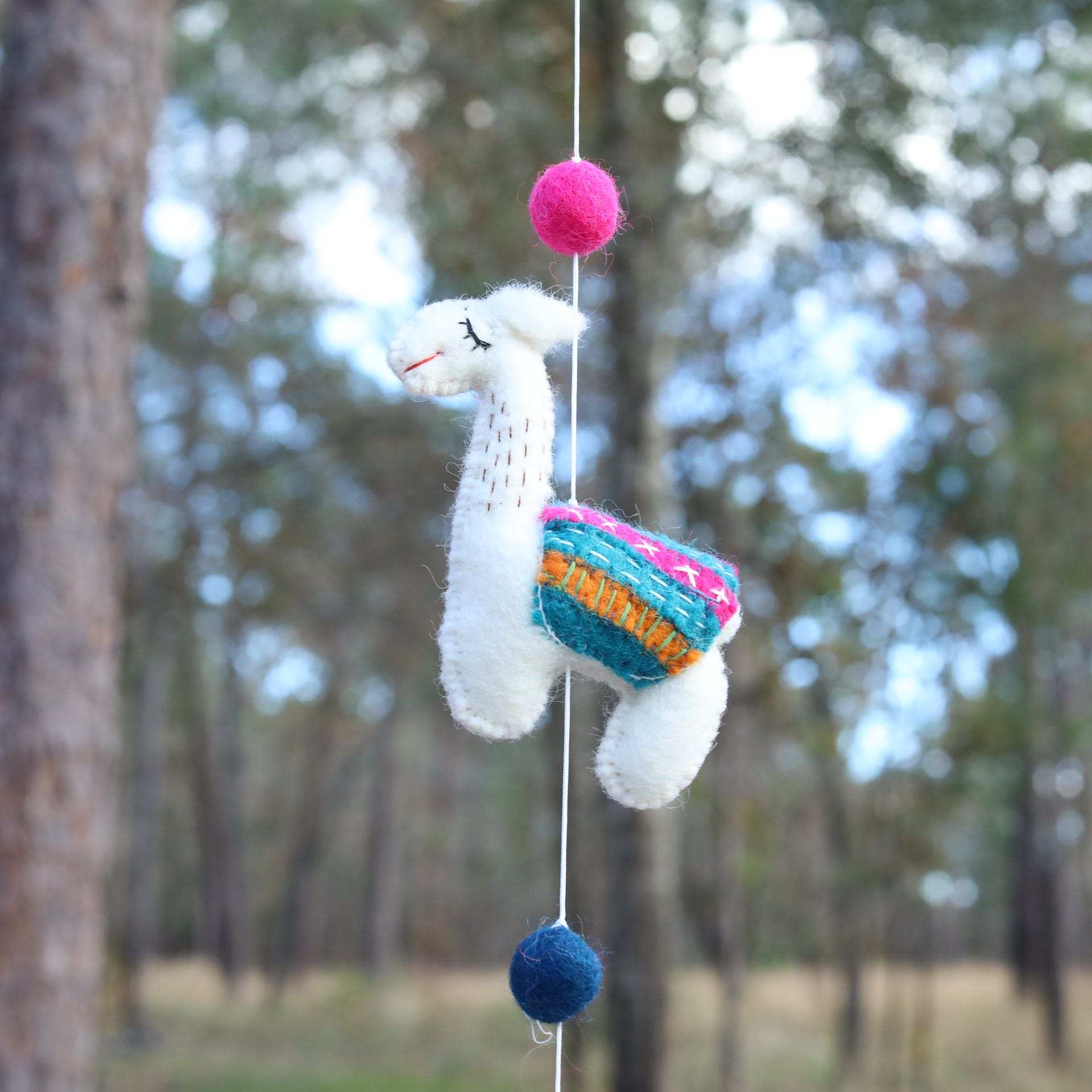 Felt Llama Garland 2