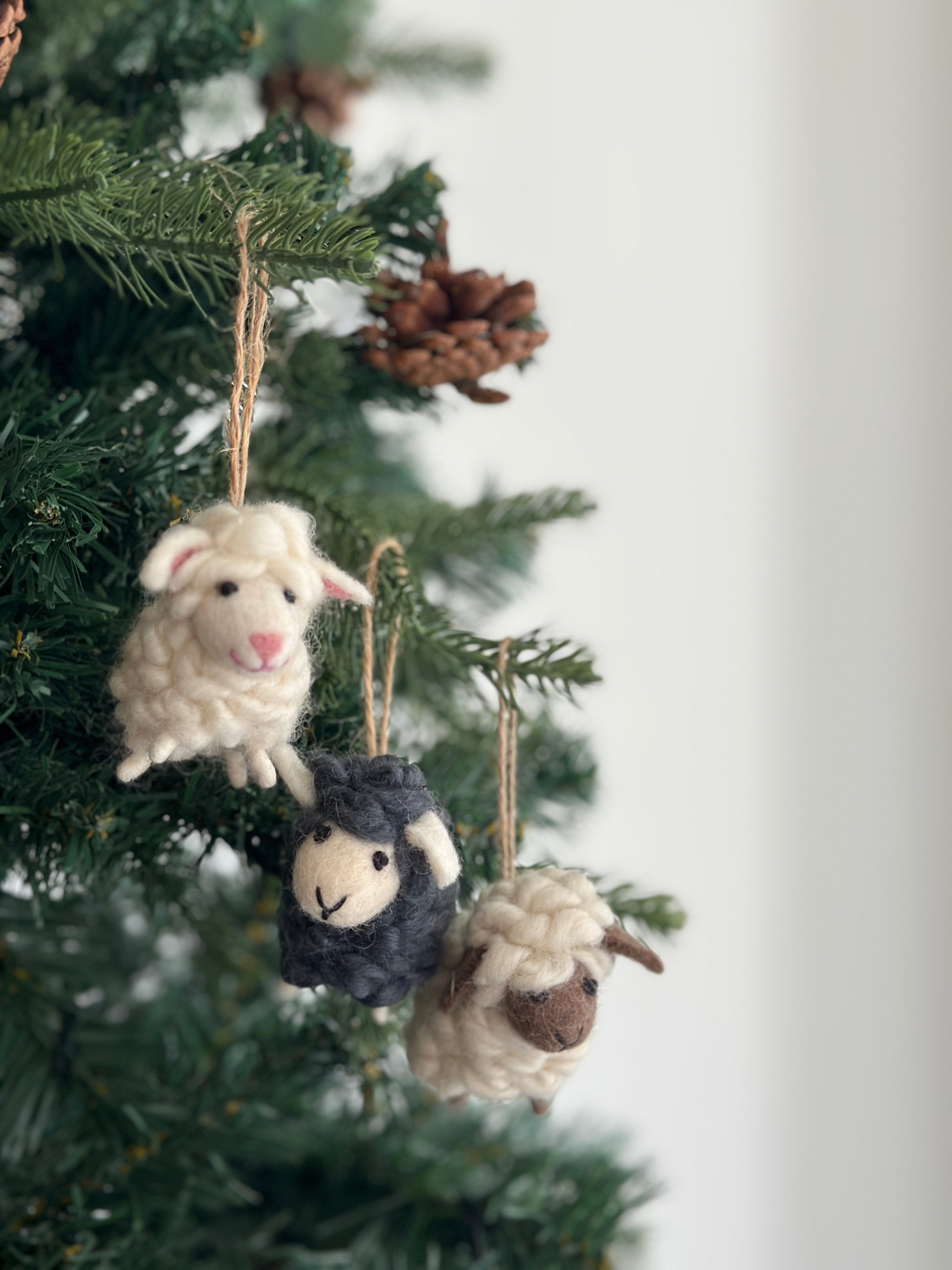 Felt Mini Sheep Ornament