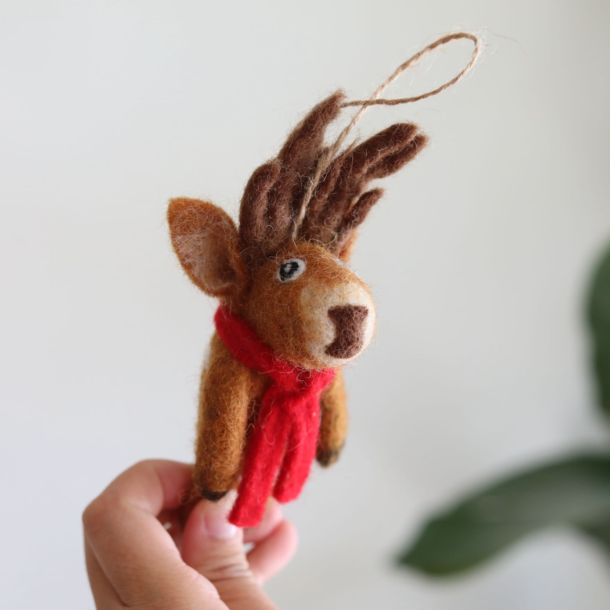 Felt Ornament - Cute Christmas Reindeer