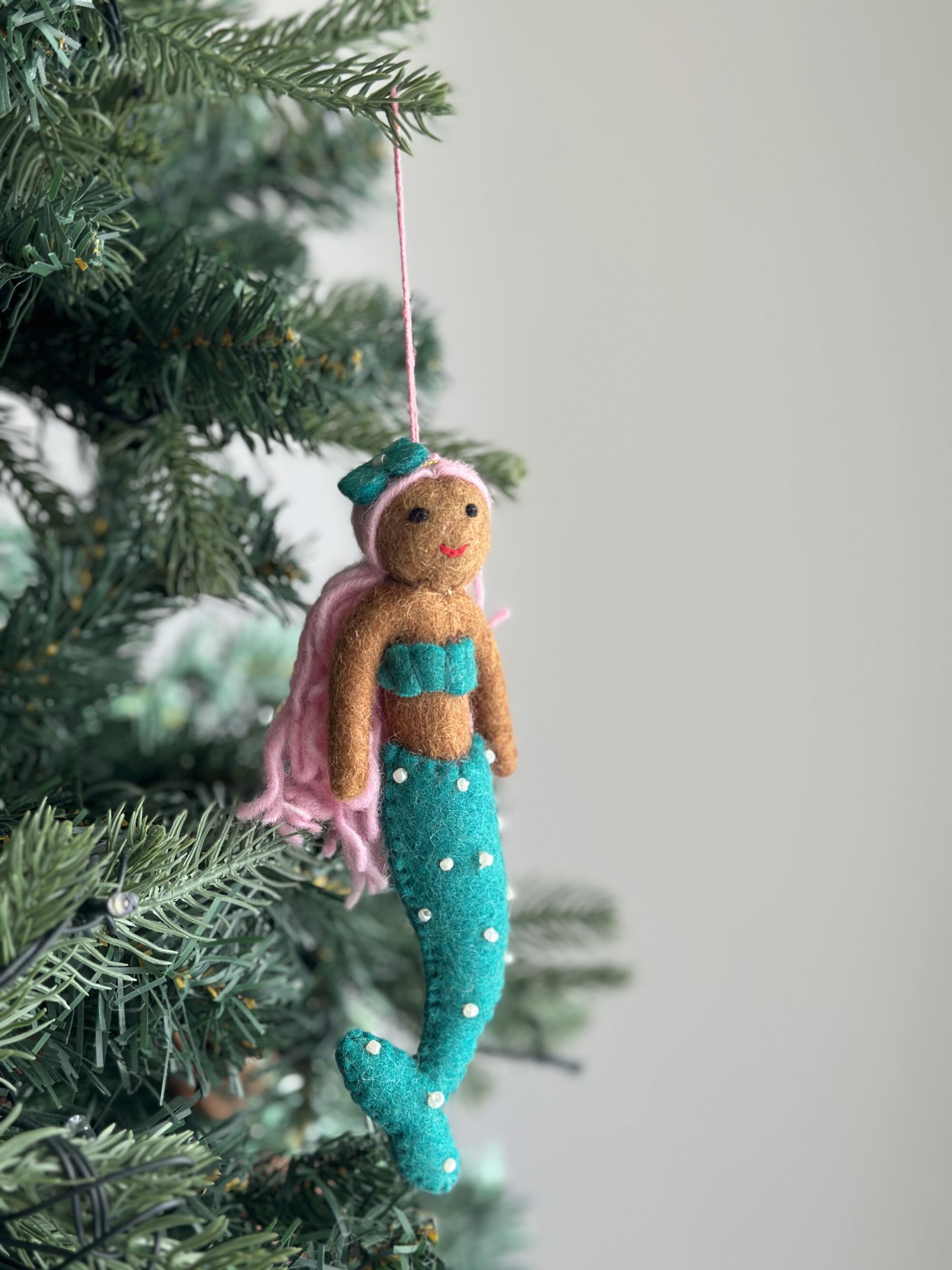 Felt Ornament - Pride Mermaid