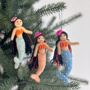 Felt Ornament - Silk Sea Mermaid
